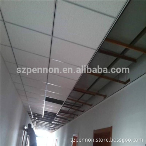 Aluminum Metal Square Flat False Office Ceiling Tiles